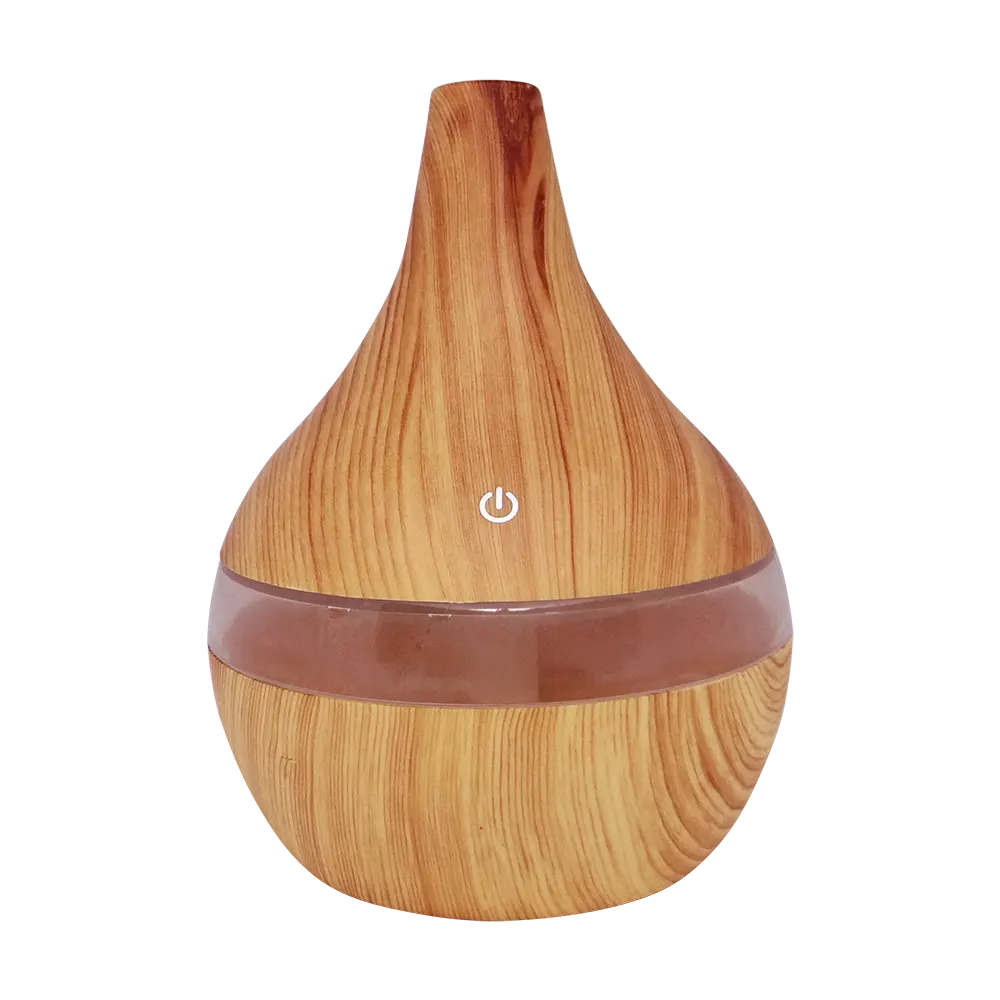 Light wood look humidifier and air diffuser